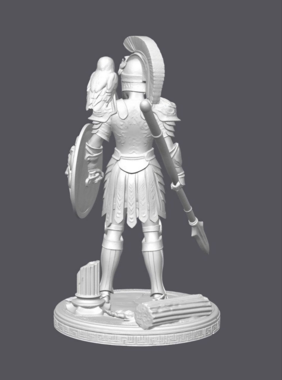 Atenea guerrera – Escultura decorativa artesanal | Atenea