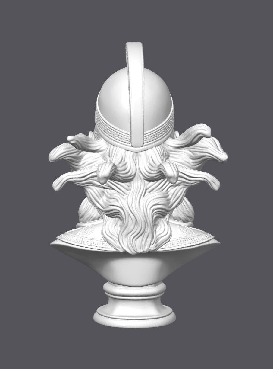Busto Atenea con casco – Escultura decorativa artesanal | Atenea