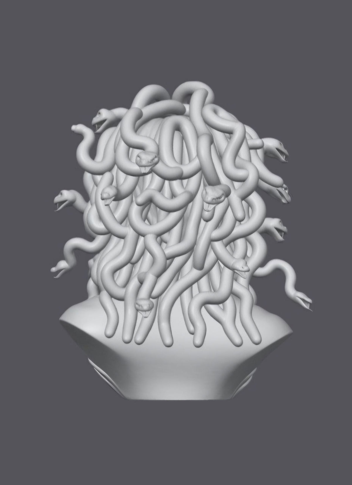 Busto Medusa — Escultura decorativa artesanal | Atenea
