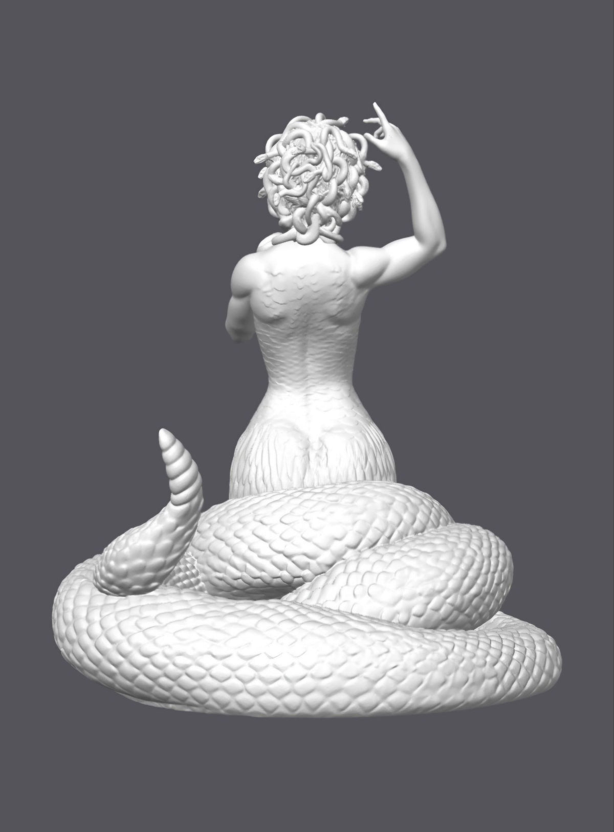 Medusa, serpiente — Escultura decorativa artesanal | Atenea