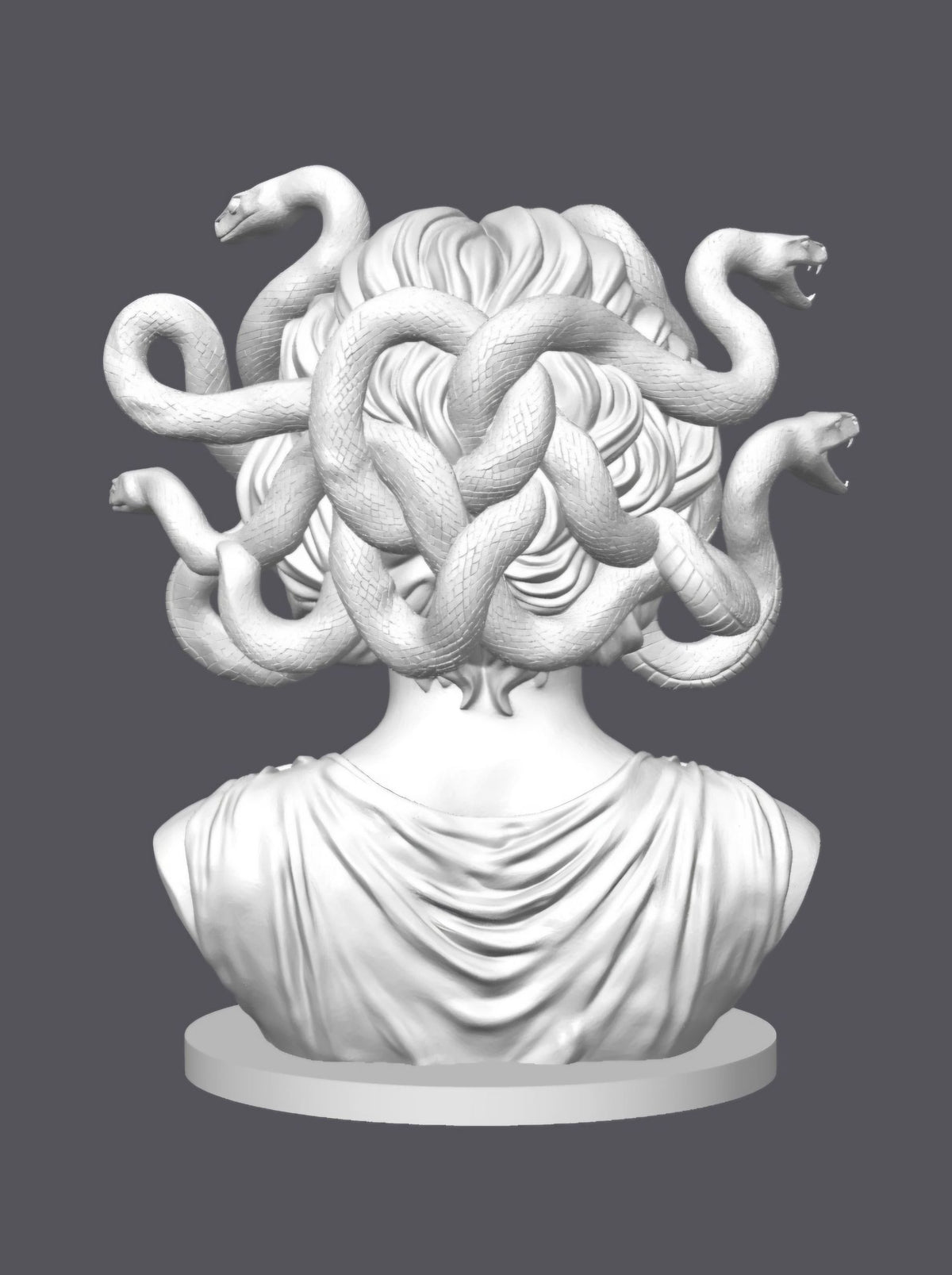 Busto Medusa — Escultura decorativa artesanal | Atenea