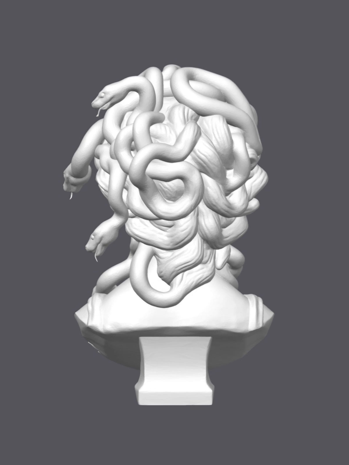 Busto Medusa — Escultura decorativa artesanal | Atenea