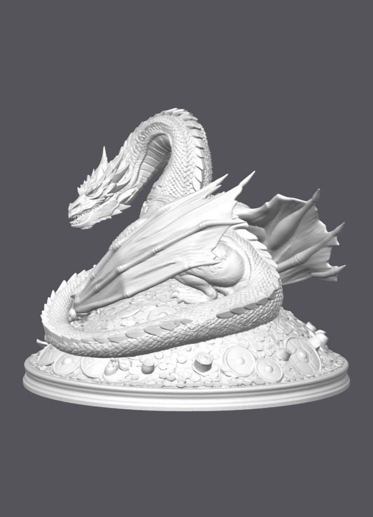 Smaug, El señor de los anillos — Escultura decorativa artesanal | Atenea