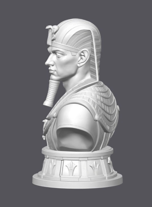 Busto Tutankamón — Escultura decorativa artesanal | Atenea