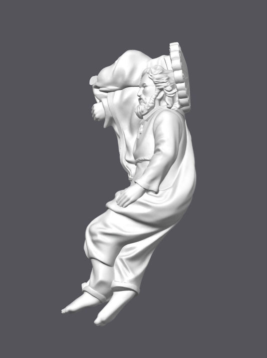 San José dormido — Escultura decorativa artesanal | Atenea