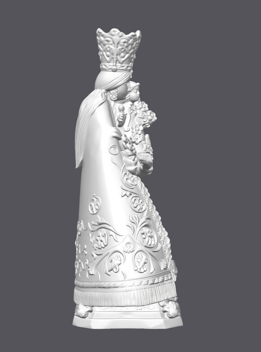 Virgen de los desamparados — Escultura decorativa artesanal | Atenea