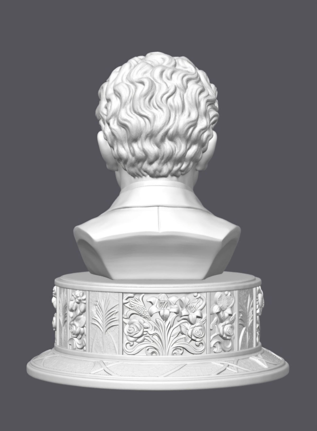 Busto de Doménech I montaner — Escultura decorativa artesanal | Atenea