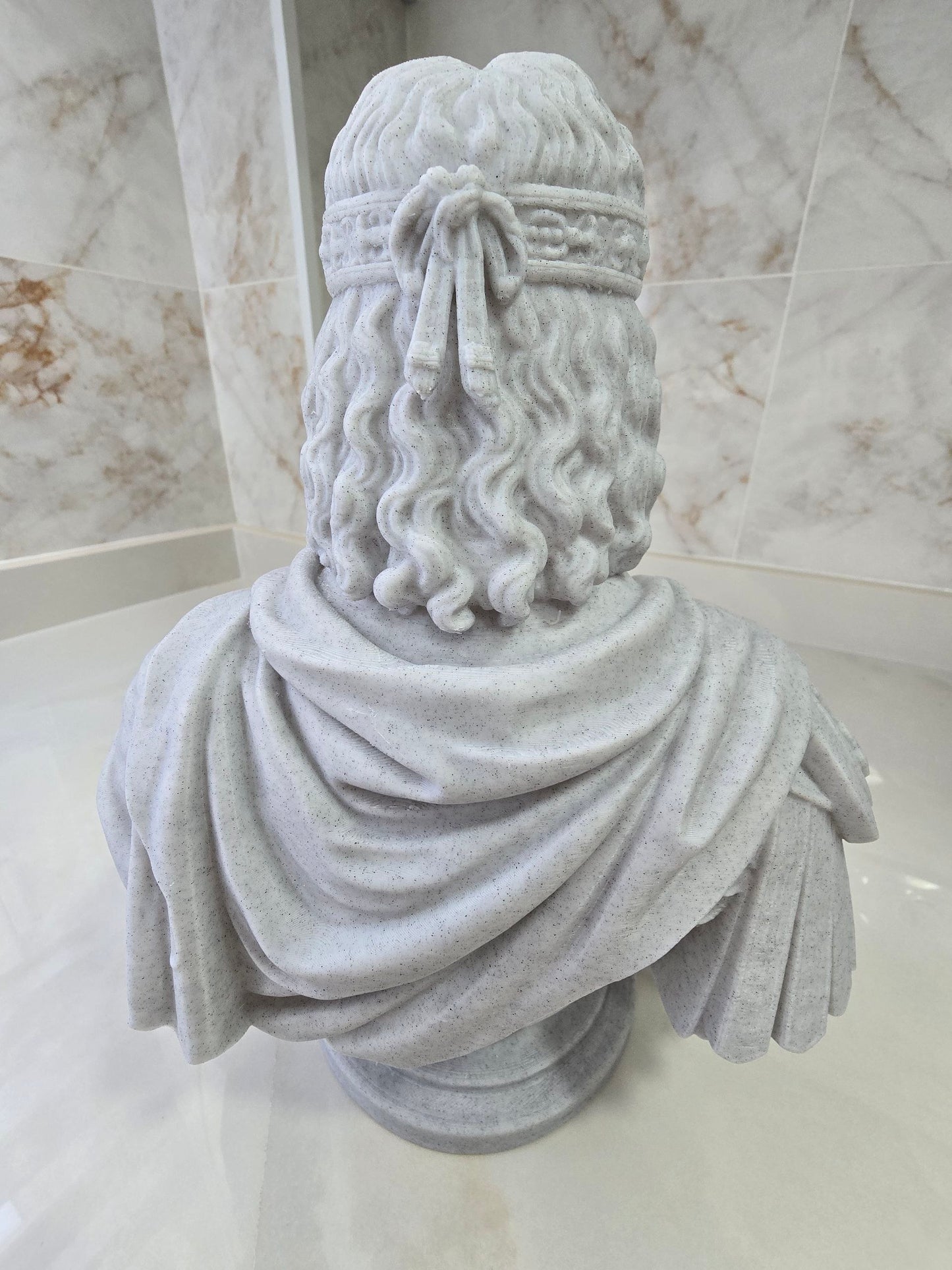 Busto de Constantino XI paleólogo — Escultura decorativa artesanal | Atenea