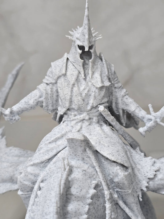 Rey brujo Angmar, El señor de los anillos— Escultura decorativa artesanal | Atenea