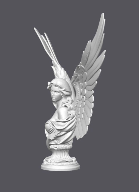 Busto ángel femenino — Escultura decorativa artesanal | Atenea