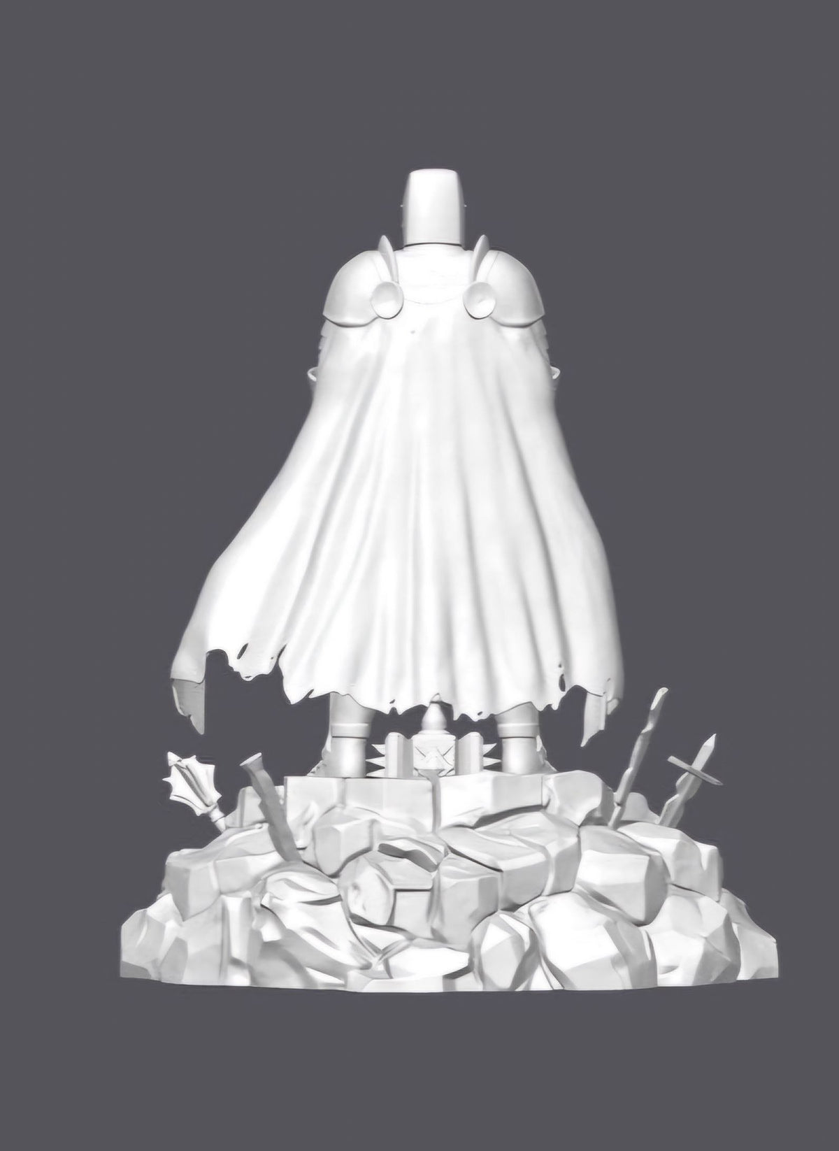 Templario con maza – Escultura decorativa artesanal | Atenea