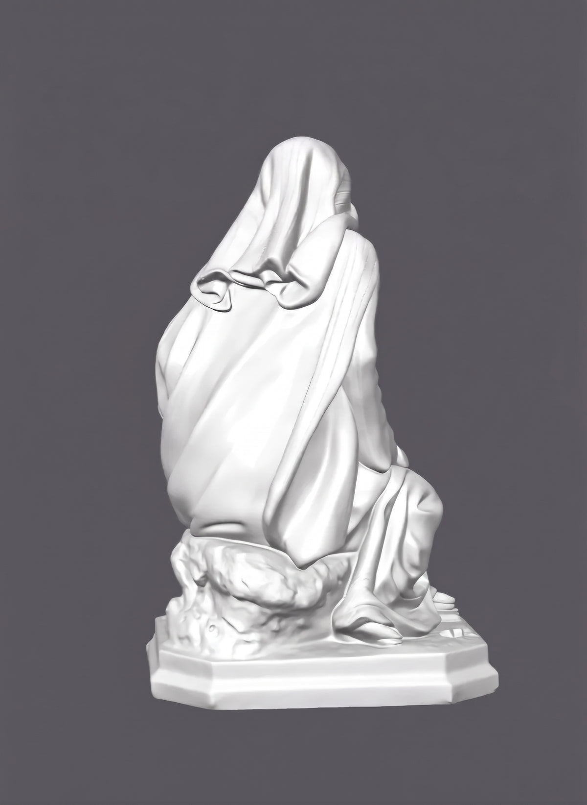 Virgen María, figura para belén – Escultura decorativa artesanal | Atenea