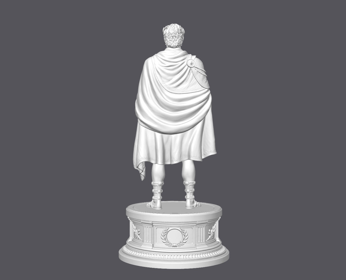 Emperador romano — Escultura decorativa artesanal | Atenea