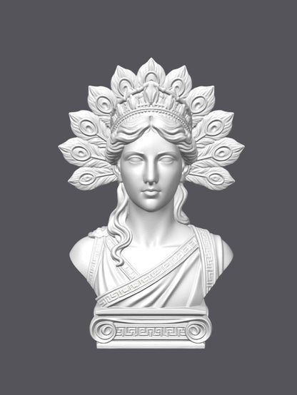 Busto Hera –  Escultura decorativa artesanal | Atenea