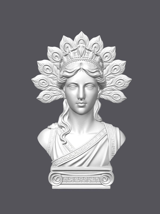 Busto Hera –  Escultura decorativa artesanal | Atenea
