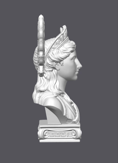 Busto Hera –  Escultura decorativa artesanal | Atenea