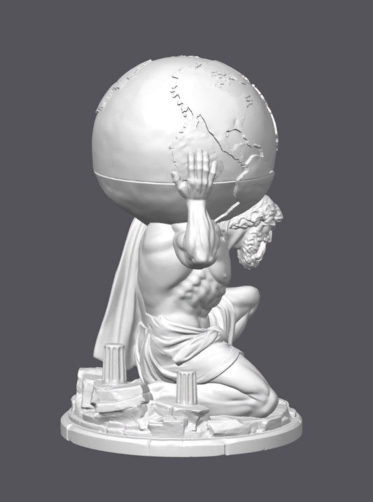 Atlas –  Escultura decorativa artesanal | Atenea