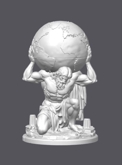 Atlas –  Escultura decorativa artesanal | Atenea