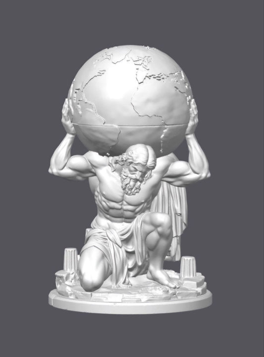 Atlas –  Escultura decorativa artesanal | Atenea