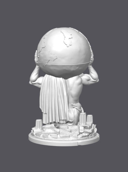 Atlas –  Escultura decorativa artesanal | Atenea