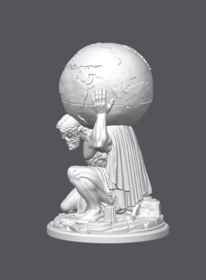 Atlas –  Escultura decorativa artesanal | Atenea