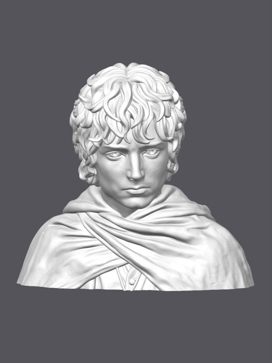 Busto Frodo — Escultura decorativa artesanal | Atenea