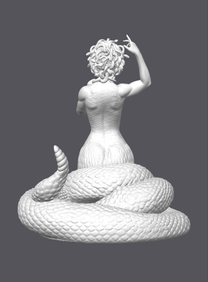 Medusa, serpiente  — Escultura decorativa artesanal | Atenea