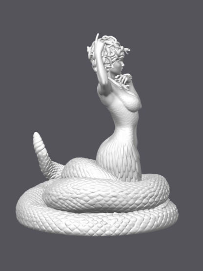 Medusa, serpiente  — Escultura decorativa artesanal | Atenea