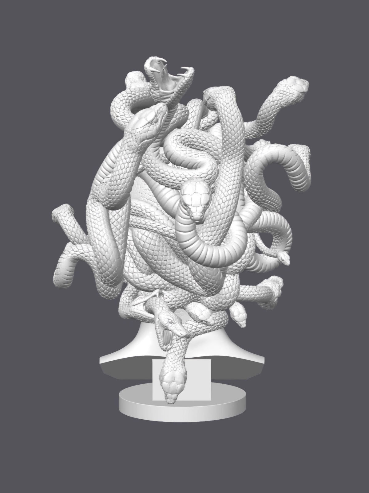 Busto Medusa — Escultura decorativa artesanal | Atenea