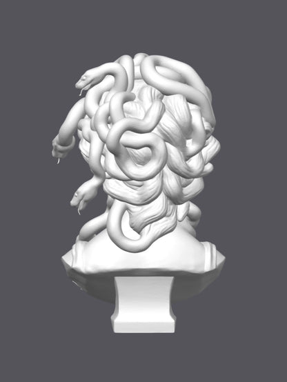 Busto Medusa — Escultura decorativa artesanal | Atenea