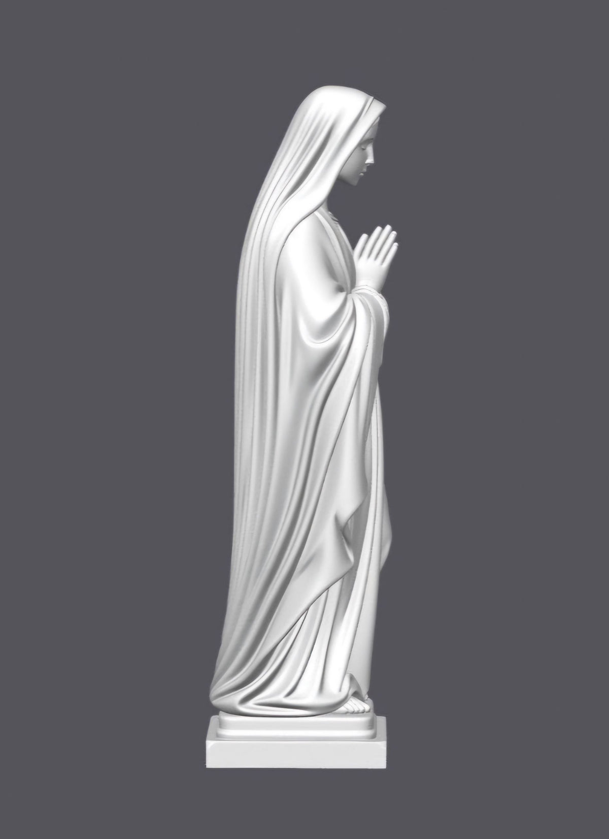 Virgen de Lourdes — Escultura decorativa artesanal | Atenea