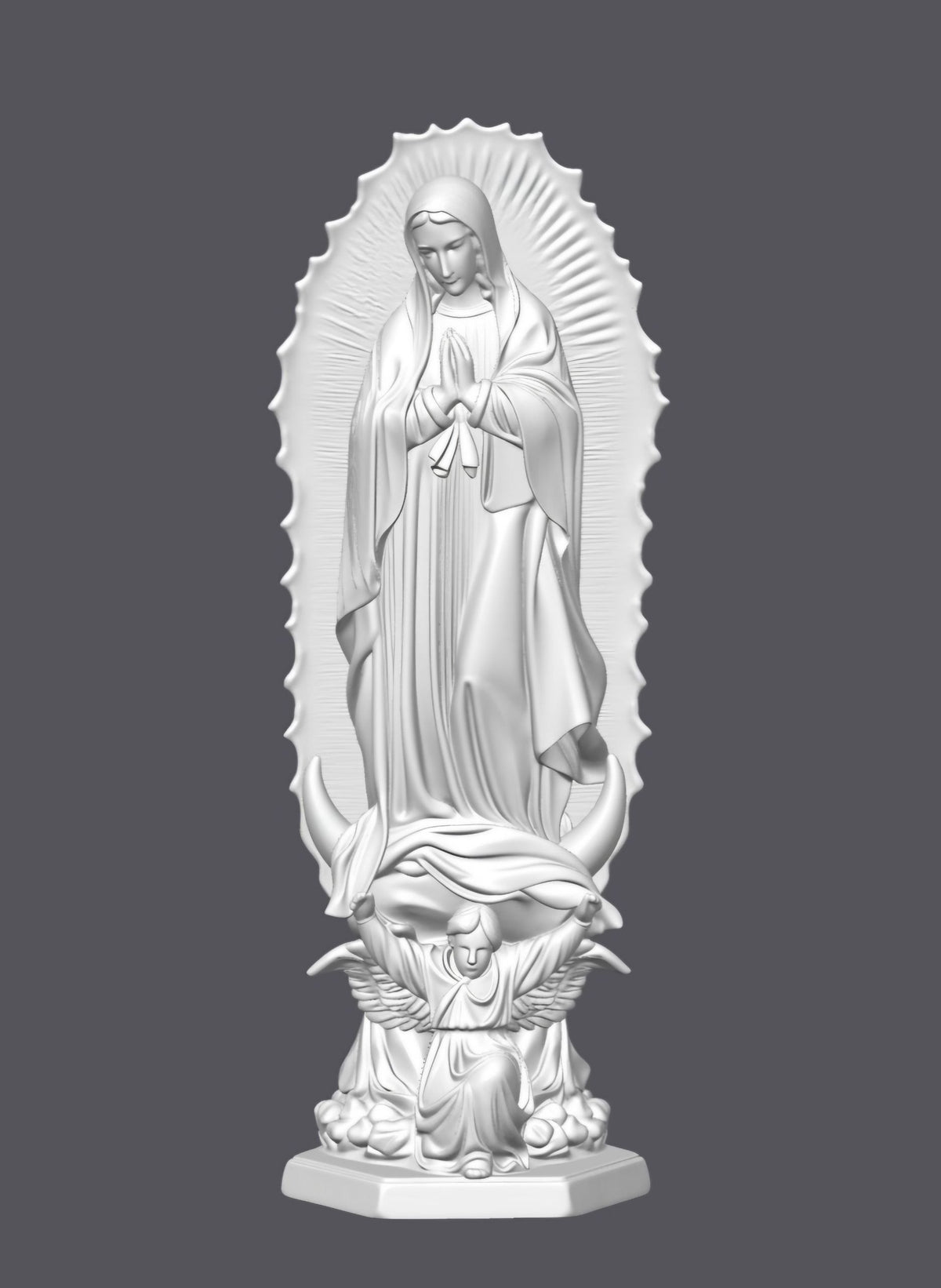 Virgen de Guadalupe — Escultura decorativa artesanal | Atenea