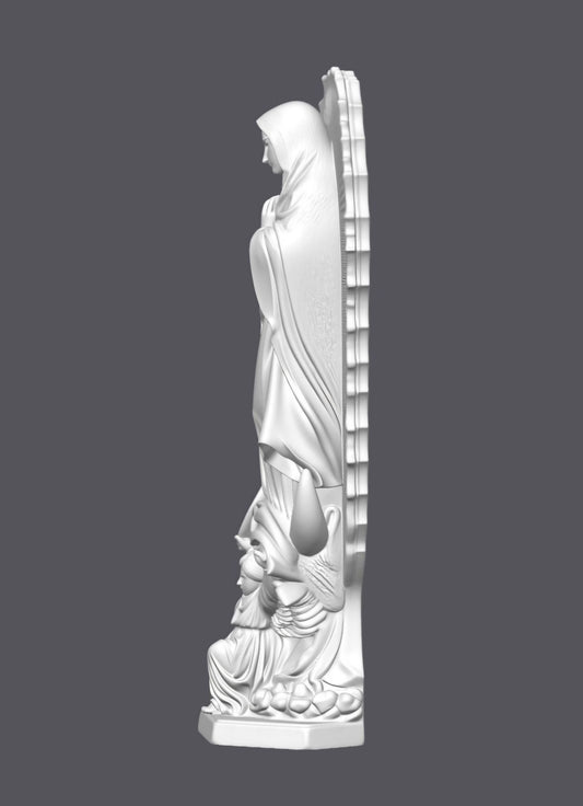 Virgen de Guadalupe — Escultura decorativa artesanal | Atenea
