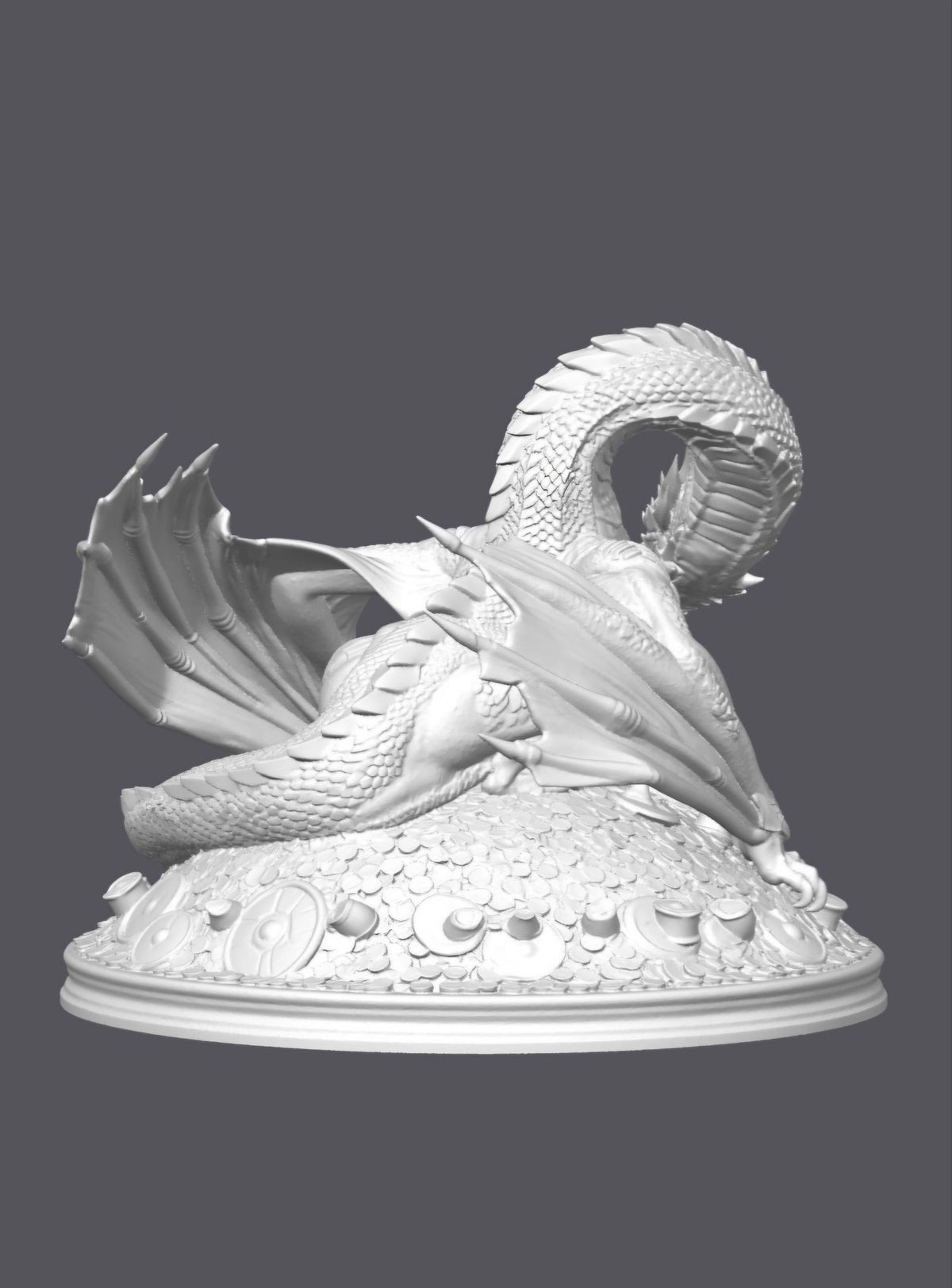 Smaug, El señor de los anillos — Escultura decorativa artesanal | Atenea