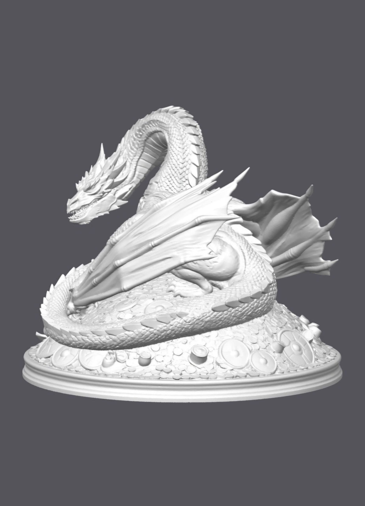 Smaug, El señor de los anillos — Escultura decorativa artesanal | Atenea