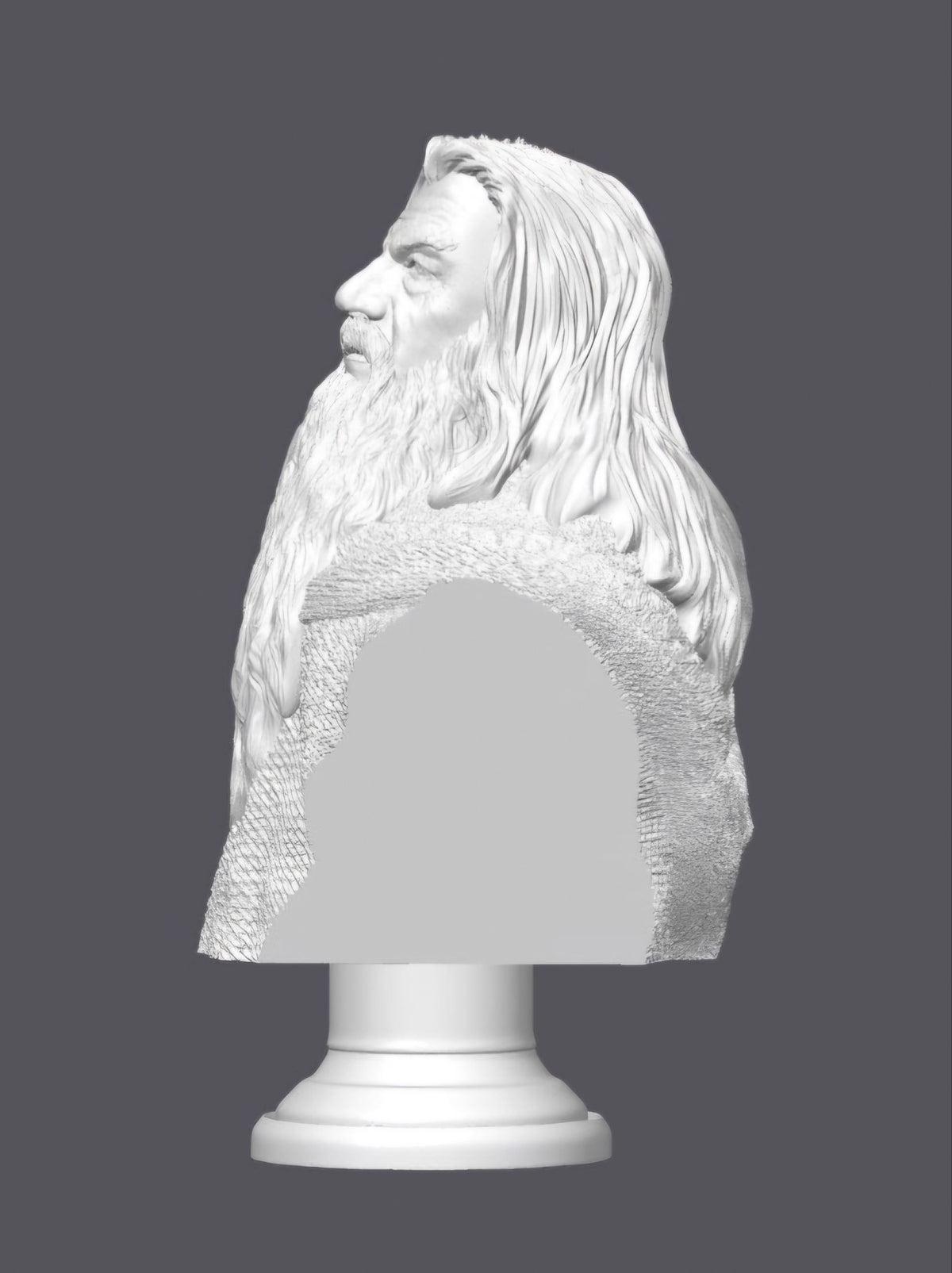 Busto Gandalf, El señor de los anillos — Escultura decorativa artesanal | Atenea