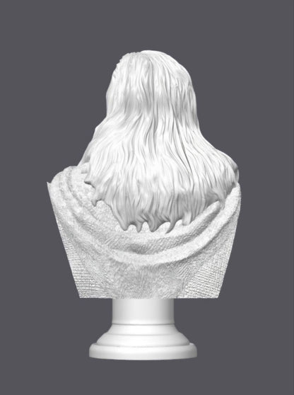 Busto Gandalf, El señor de los anillos — Escultura decorativa artesanal | Atenea