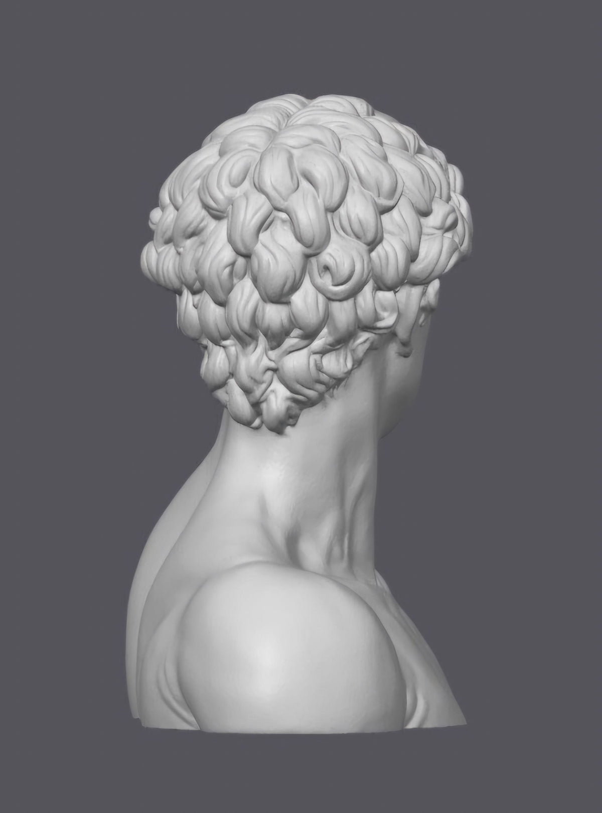 Busto clásico masculino — Escultura decorativa artesanal | Atenea