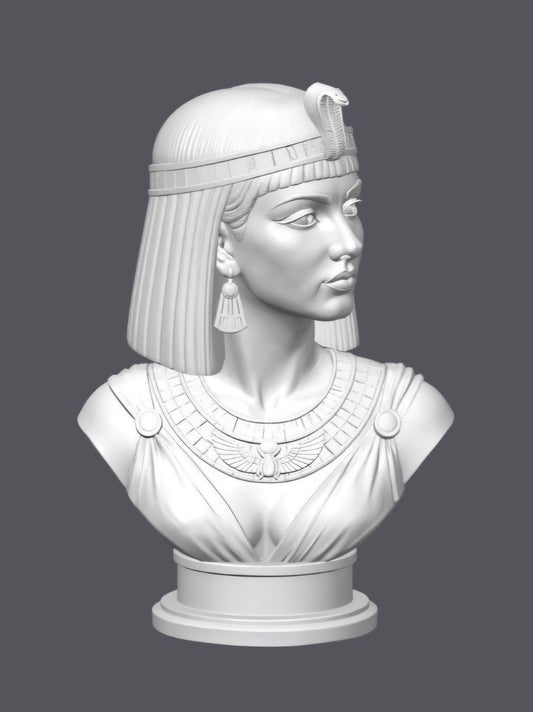 Busto Cleopatra — Escultura decorativa artesanal | Atenea