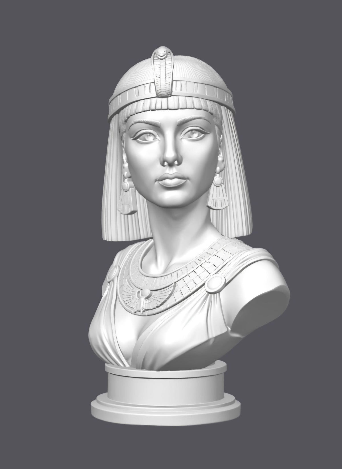 Busto Cleopatra — Escultura decorativa artesanal | Atenea