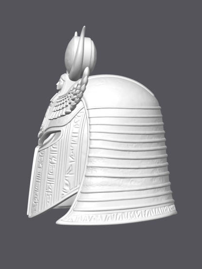 Casco de Isis — Escultura decorativa artesanal | Atenea