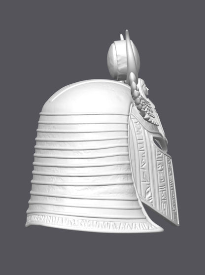 Casco de Isis — Escultura decorativa artesanal | Atenea