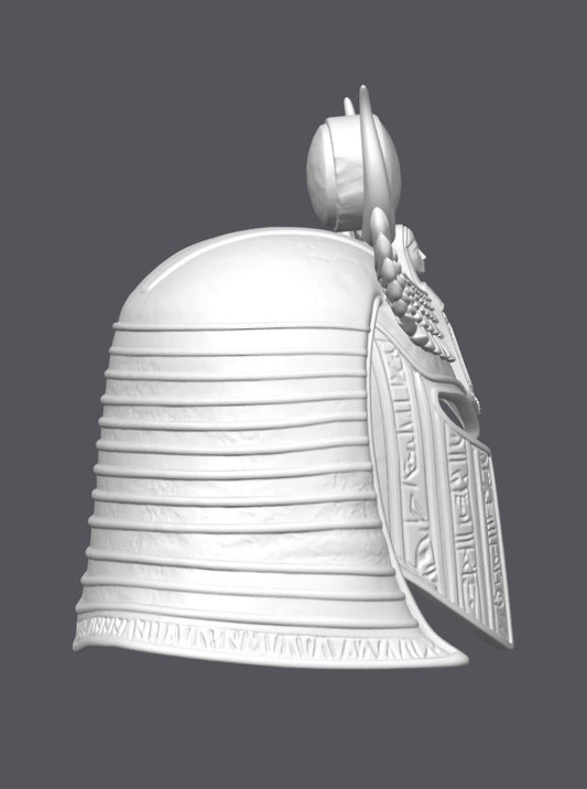 Casco de Isis — Escultura decorativa artesanal | Atenea