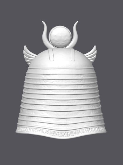 Casco de Isis — Escultura decorativa artesanal | Atenea