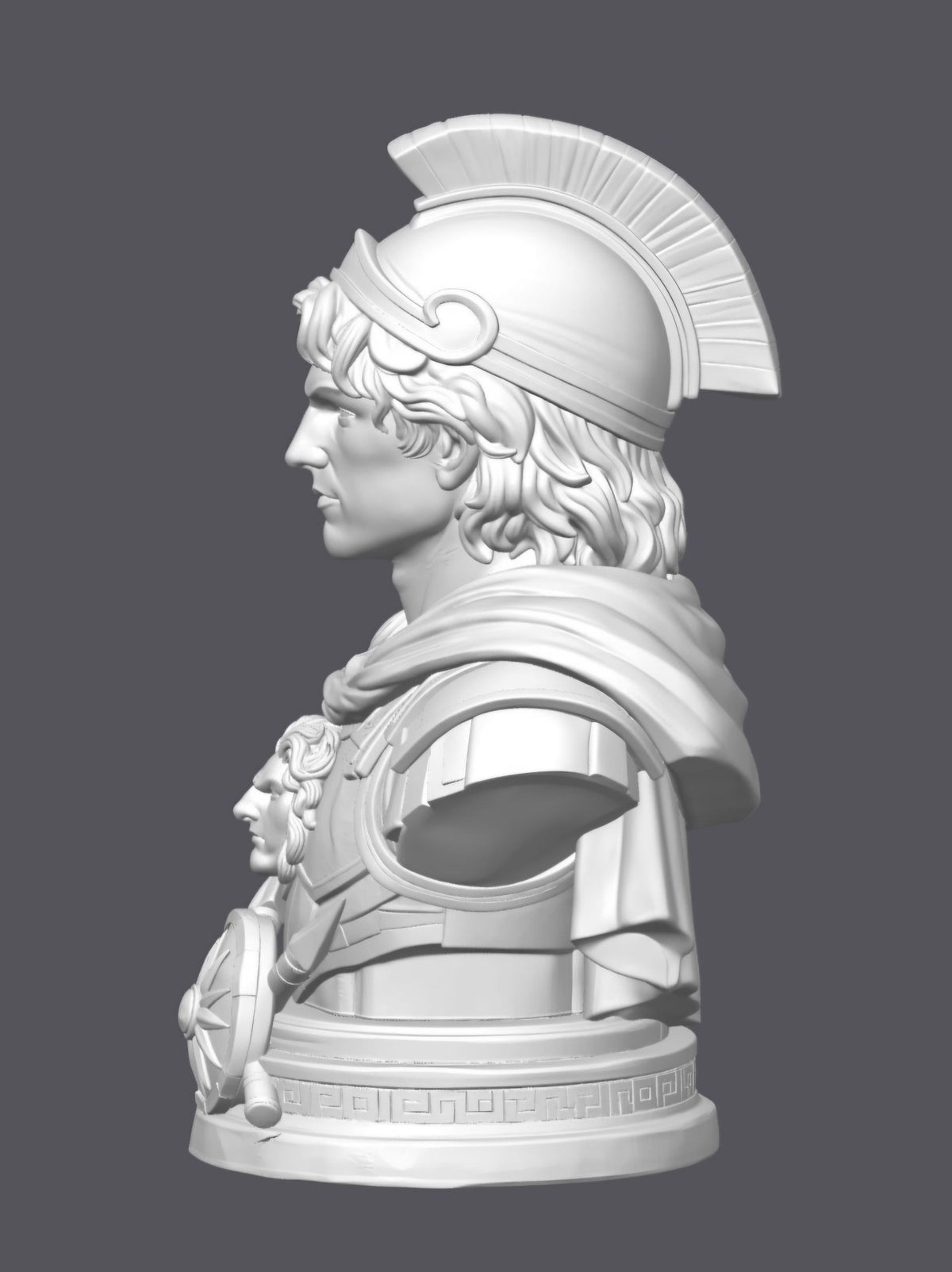 Busto Alejandro Magno — Escultura decorativa artesanal | Atenea