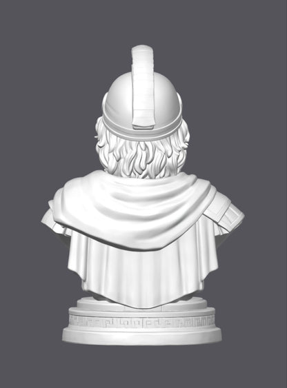 Busto Alejandro Magno — Escultura decorativa artesanal | Atenea