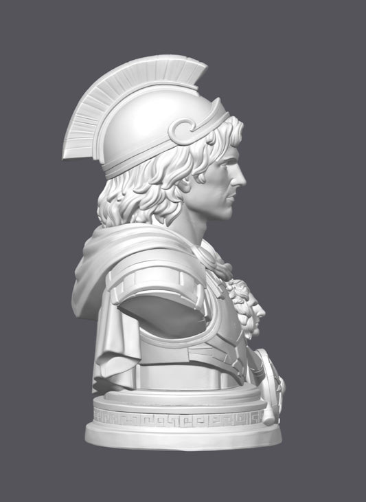 Busto Alejandro Magno — Escultura decorativa artesanal | Atenea