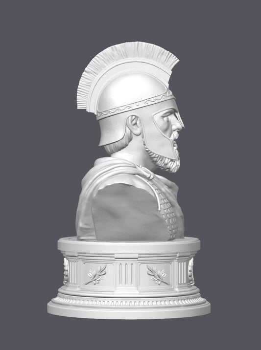 Busto Odiseo — Escultura decorativa artesanal | Atenea