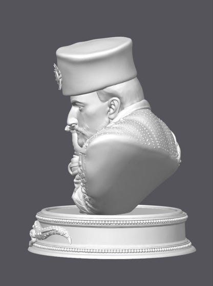 Busto de Tino Casal, lágrimas de cocodrilo — Escultura decorativa artesanal | Atenea