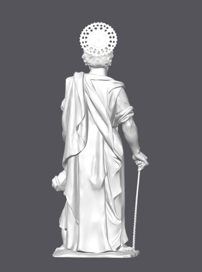 San José con niño — Escultura decorativa artesanal | Atenea